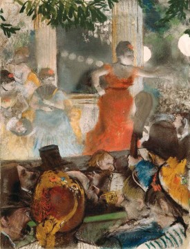  Edgar Art - Aux Ambassadeus 1877 Impressionnisme danseuse de ballet Edgar Degas
